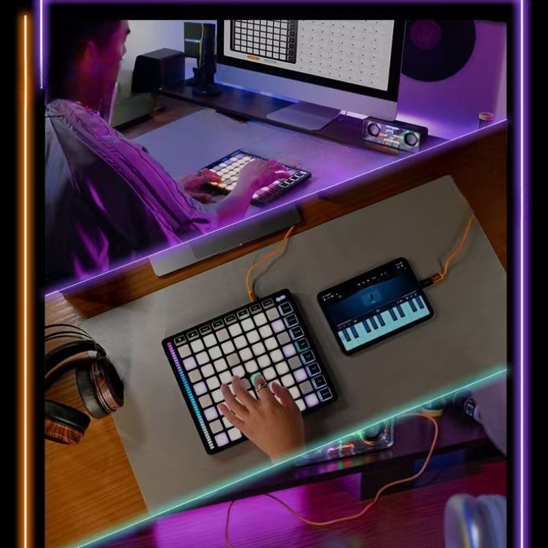 64-Key MIDI Percussion Pad Con - đánh giá và giá Midi Controller Pad
